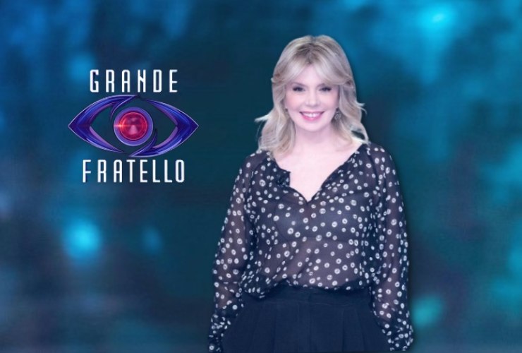 Benedicta Boccoli e logo GF